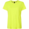 Custom Womens Pro-Lock Performance T-Shirt Neon Yellow