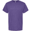 Custom Mens Gold Soft Touch T-Shirt Heather Purple
