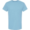 Custom Mens Gold Soft Touch T-Shirt Light Blue