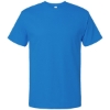Custom Mens Gold Soft Touch T-Shirt Ocean Blue
