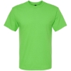 Custom Mens Gold Soft Touch T-Shirt Vivid Lime