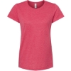 Custom Womens Gold Soft Touch T-Shirt Heather Pink