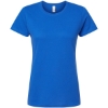 Custom Womens Gold Soft Touch T-Shirt Royal