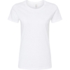 Custom Womens Gold Soft Touch T-Shirt White