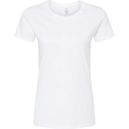 Custom Womens Gold Soft Touch T-Shirt White