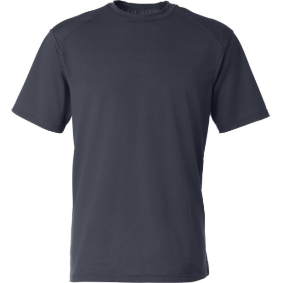 Custom Mens B-Tech Cotton-Feel T-Shirt Navy