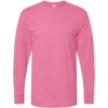 Custom Unisex Gold Soft Touch Long Sleeve T-Shirt Azalea