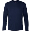 Custom Unisex Cool DRI® Long Sleeve Performance T-Shirt Navy