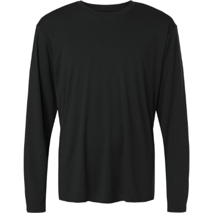 Custom Unisex Tall Pro-Lock Performance Long Sleeve T-Shirt Black