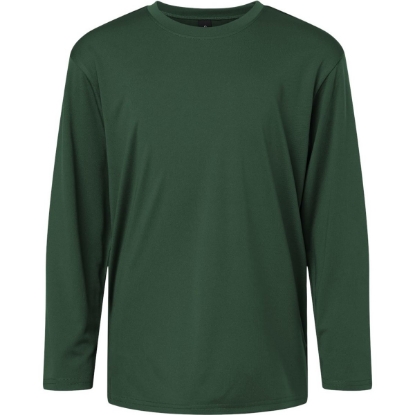 Custom Youth Pro-Lock Performance Long Sleeve T-Shirt Forest Green