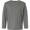 Custom Youth Pro-Lock Performance Long Sleeve T-Shirt Heather Granite
