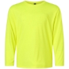 Custom Youth Pro-Lock Performance Long Sleeve T-Shirt Neon Yellow