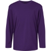 Custom Youth Pro-Lock Performance Long Sleeve T-Shirt Purple