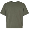 Custom Youth Gold Soft Touch T-Shirt Military Green