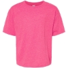 Custom Youth Gold Soft Touch T-Shirt Neon Pink