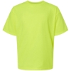 Custom Youth Gold Soft Touch T-Shirt Safety Green