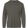 Custom Youth Pro-Lock Performance Hooded Long Sleeve T-Shirt Charcoal