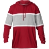 Custom Unisex United Hooded T-Shirt Red/ Oxford/ White
