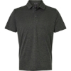 Custom Mens Pro-Lock Performance Mélange Polo Black Melange