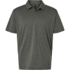 Custom Mens Pro-Lock Performance Mélange Polo Charcoal Melange