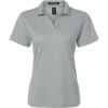 Custom Womens Pro-Lock Performance Mélange Polo Silver Melange
