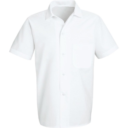Custom Button-Front Cook Shirt White