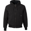 Custom Mens Tall Cheyenne Boulder Cloth™ Hooded Jacket with Tricot Quilt Lining Black