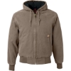 Custom Mens Tall Cheyenne Boulder Cloth™ Hooded Jacket with Tricot Quilt Lining Gravel
