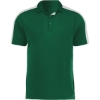 Custom Mens Two-Tone Vital Polo Dark Green/ White