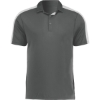 Custom Mens Two-Tone Vital Polo Graphite/ White
