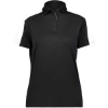 Custom Womens Two-Tone Vital Polo Black/ White