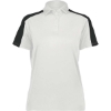 Custom Womens Two-Tone Vital Polo White/ Black