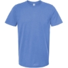 Custom Combed Cotton T-Shirt Columbia Blue