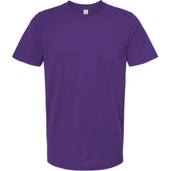 Custom Combed Cotton T-Shirt Deep Purple