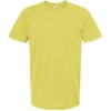 Custom Combed Cotton T-Shirt Yellow