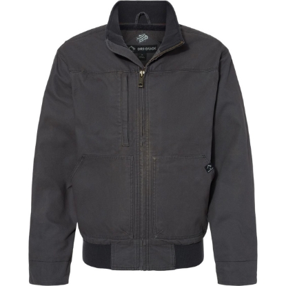 Custom Mens Force Power Move Bomber Jacket Charcoal