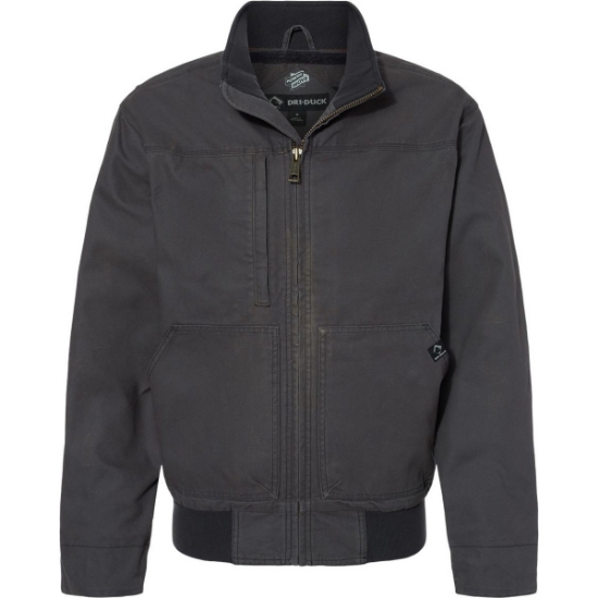 Custom Mens Force Power Move Bomber Jacket Charcoal