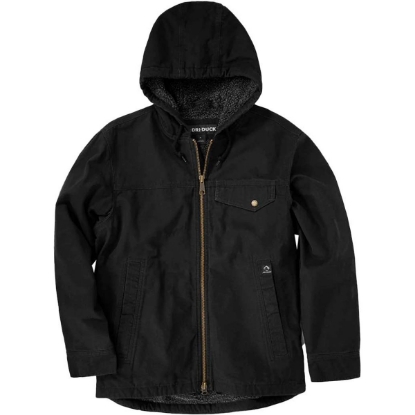 Custom Mens Quest Lifestyle Canvas Jacket Black