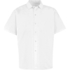 Custom 100% Spun Polyester Cook Shirt White
