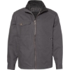 Custom Mens Endeavor Canyon Cloth™ Canvas Jacket with Sherpa Lining Charcoal