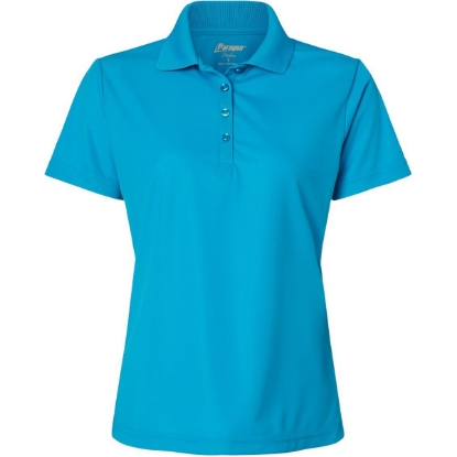 Custom Womens Sebring Performance Polo Turquoise