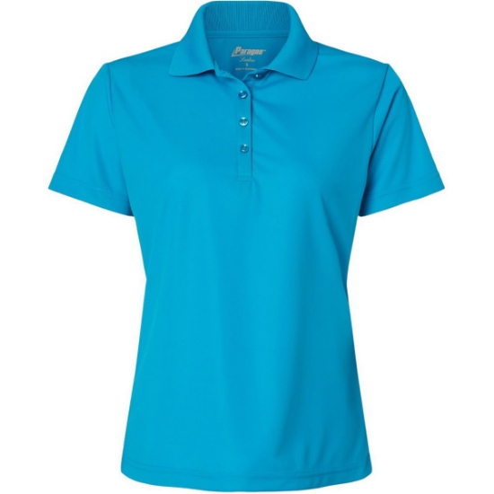 Custom Womens Sebring Performance Polo Turquoise