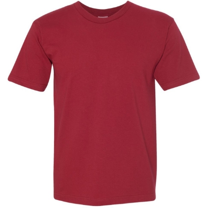 Custom Unisex USA-Made Midweight T-Shirt Cardinal