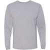 Custom Unisex USA-Made Long Sleeve T-Shirt Dark Ash