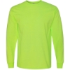 Custom Unisex USA-Made Long Sleeve T-Shirt Lime Green