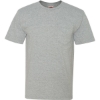 Custom Unisex USA-Made Midweight Pocket T-Shirt Dark Ash