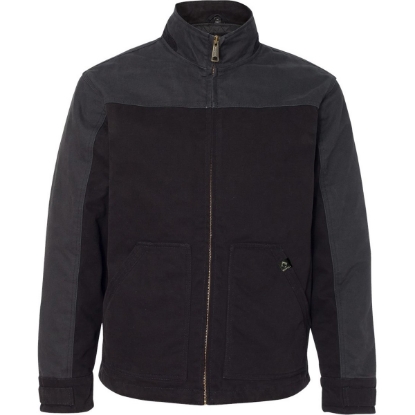 Custom Mens Horizon Boulder Cloth™ Canvas Jacket Black/ Charcoal