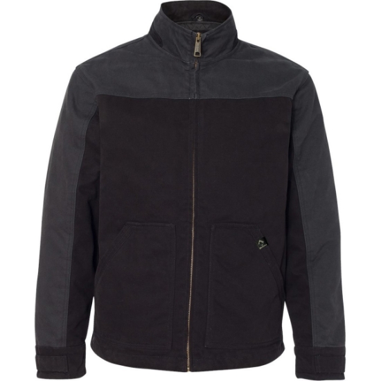 Custom Mens Horizon Boulder Cloth™ Canvas Jacket Black/ Charcoal