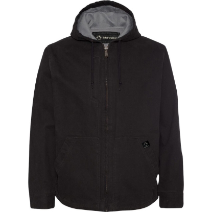 Custom Mens Laredo Boulder Cloth™ Canvas Jacket with Thermal Lining Black
