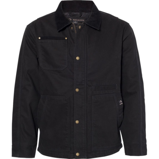 Custom Mens Tall Rambler Boulder Cloth Jacket Black